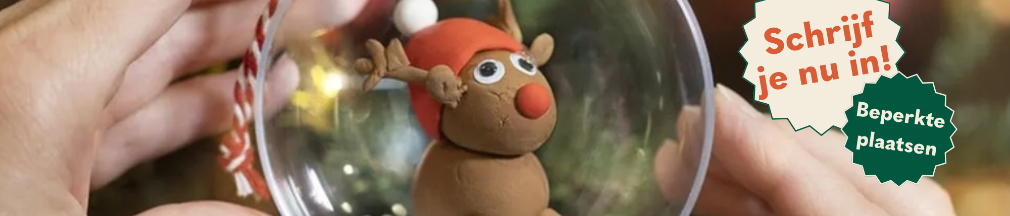 Schrijf je nu in: kinderworkshop kerstbal knutselen Schrijf je nu in: kinderworkshop kerstbal knutselen