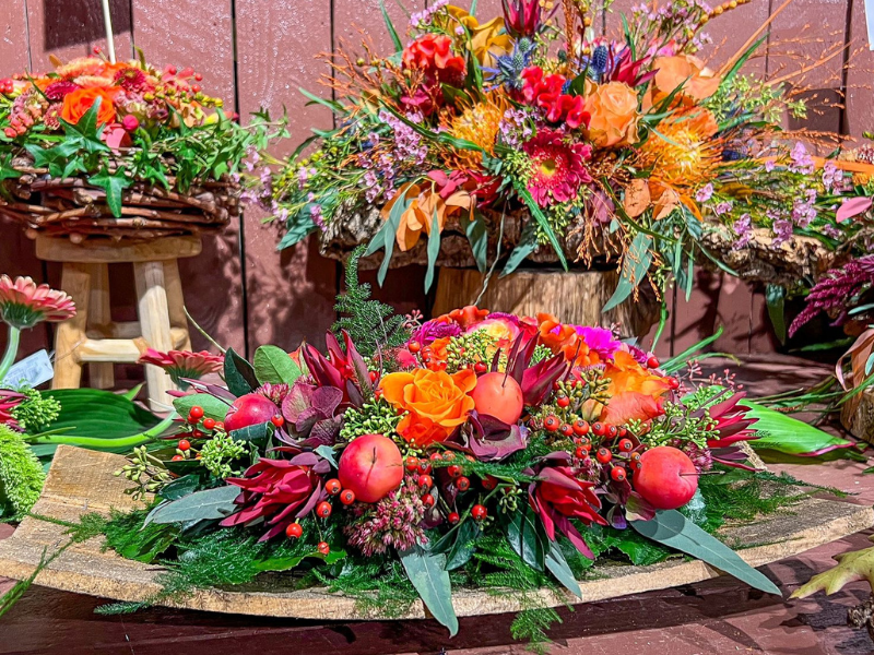 Bloemstukken voor Allerheiligen/ Allerzielen