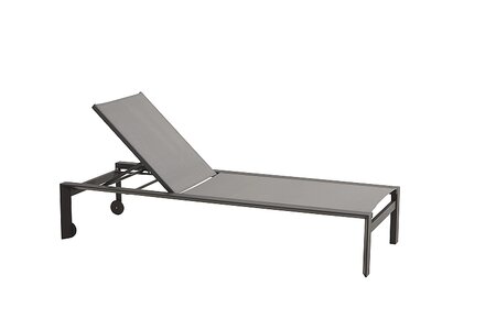 tropic sunbed w/wheels anthra